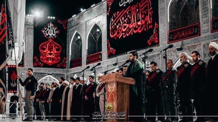 mujtabaff's tweet photo. Live: Commemorating the martyrdom anniversary of Imam Ali (a) in the holy shrine of #Najaf https://t.co/B9tTysCriQ