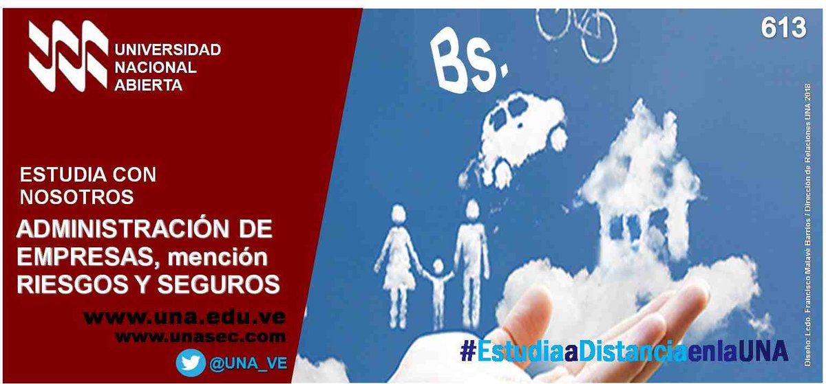 ¿Te gustaría administrar tú propio negocio o empresa? La #UniversidadNacionalAbierta te ofrece la oportunidad de formarte en las siguientes carreras: