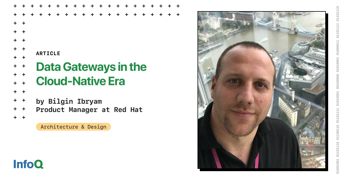 InfoQ's tweet photo. See what are the technical challenges introduced by the Microservices architecture and how data gateways can complement API gateways to address these challenges in the Kubernetes era. Read more: https://t.co/qd6xKfQTFC

#Microservices @bibryam #Kubernetes #datagateways https://t.co/4XhPzAPYZU