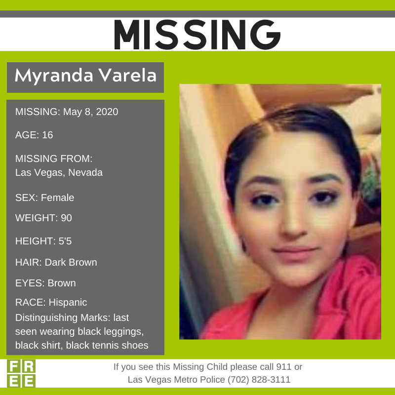 MISSING CHILD- Please share.
Myranda has been missing for the past 4 days. She disappeared in the Las Vegas area, please take a look at her photo and share, we never know who may have seen her. Let's help bring her home.
#missing #lasvegas #untileveryoneisfree