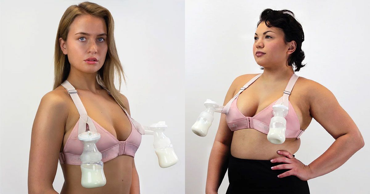 designboom on X: chrome cherry designs a pumping bra that lets new mothers  reclaim their me time   / X