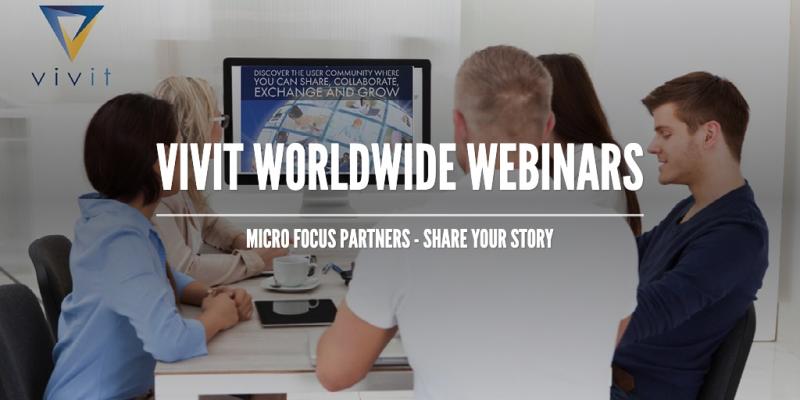 skonkoy's tweet image. Best way for Micro Focus Partners to reach Micro Focus customer members at Vivit: Local, Global, Virtual. Contact rocky.pisto@vivit-worldwide.org for ways to reach your targeted audience. #microfocus #vivitespressotalks #espressotalks #Vivit lnkd.in/enWFZky