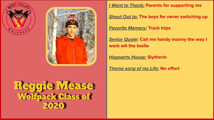 wvhWolfpack's tweet photo. 🎉🎓WVHS SENIOR SPOTLIGHT🎓🎉
#WVClassof2020
#WolfpackPride https://t.co/YkBzirxGSK