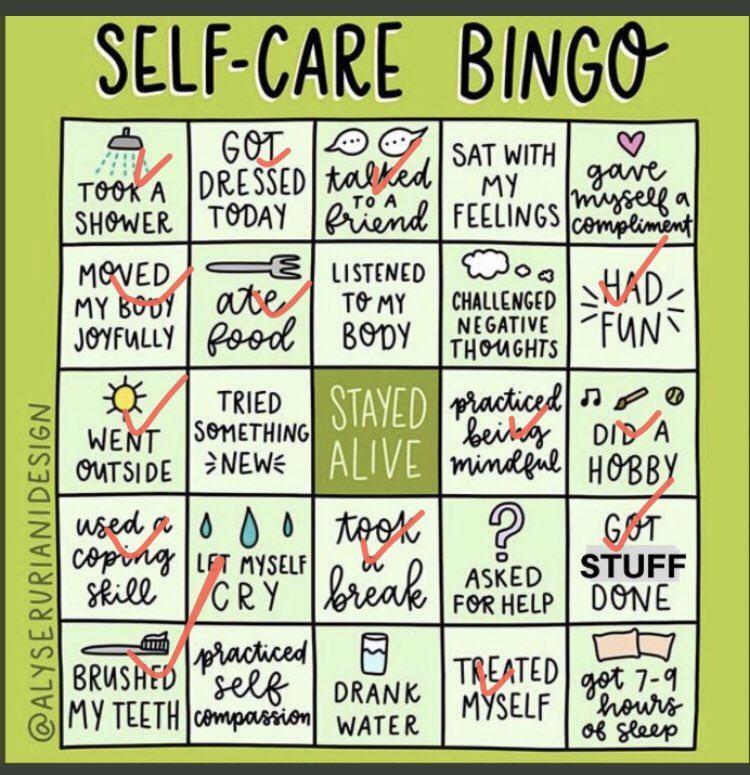 MrsAmyFlynn's tweet photo. Practiced my self-care in a variety of ways @WilliamsburgCSD!  Thanks for kicking the week off right💙 Now ending the day with a good book!   #WMSSLLM https://t.co/i1Etj7v4NP