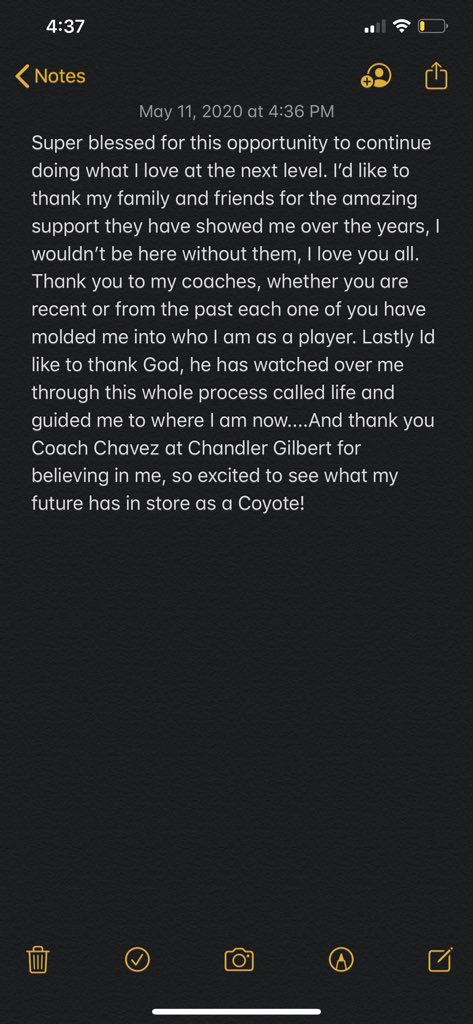 Jaydumbear's tweet photo. It’s Official!🐺⚽️🖤 #GoCoyotes #ChandlerGilbert https://t.co/mRMwvuANlM