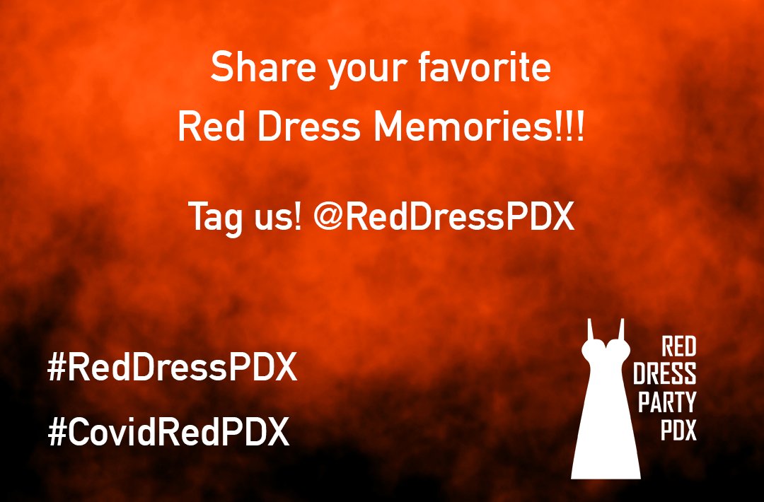 reddresspdx's tweet photo. This year is our 20th anniversary &amp; the party, Roaring Red, would’ve been this Saturday. While we’re really sad that the party can’t happen, we’ll reschedule as soon as possible. In the meantime, we want to see your favorite Red Dress memories! #RedDressPDX  #COVIDRedPDX https://t.co/UB3XrAPkcO