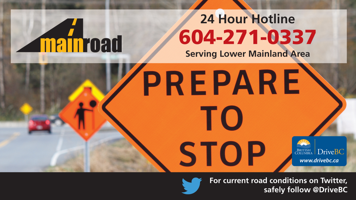 Surface Reflector Replacement Maintenance Tonight 7:00PM-5:00AM 

#BCHwy15 NB / SB from #BCHwy10 to U.S. Border

8th Avenue from #BCHwy15 to #BCHwy99

Watch for slow moving vehicles #slowdownmoveover and obey traffic signage #essentialservices4u <a href="/TranBC_LMD/">Lower Mainland Dist.</a> <a href="/DriveBC/">DriveBC</a> #SurreyBC
