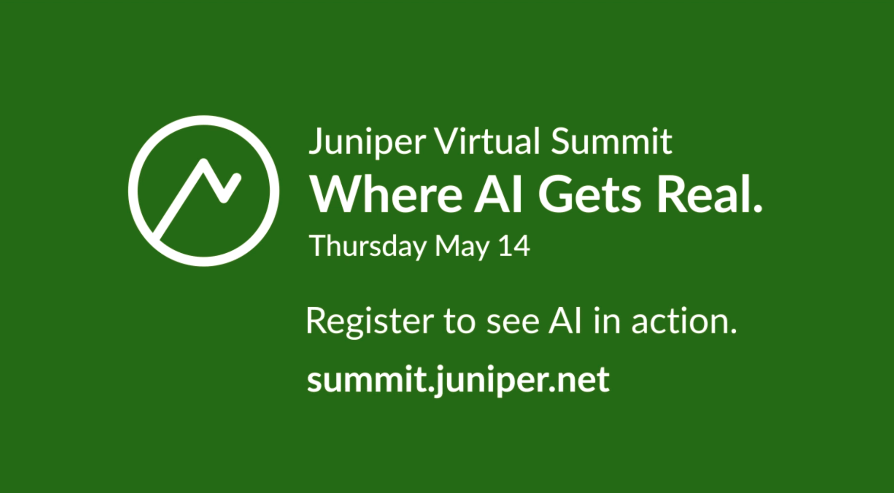 See what #AI can do for you. Don't miss our virtual #JuniperSummit this Thursday, May 14 to hear from industry experts at IDG, @JuniperNetworks &amp; <a href="/MistSystems/">Mist Systems</a>: bit.ly/3fH6hMW