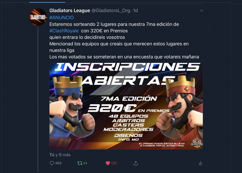 Gladiators League tweet media