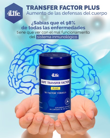 masbiosalud's tweet photo. ¿Qué es Tri Factor Formula?
Ayuda a equilibrar y apoyar el sistema inmunológico.
Eleva tus defensas en un 473%
___
Mas Información AQUÍ https://t.co/xcRaRIgNmD
WhatsApp +593 99 649 0866
#SaludTotal #TransferFactorPlus #TransferFactor #Ecuador https://t.co/XtspMY68A3