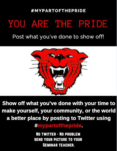 Wildcats: Check your school email for our shared Continuous Learning activity! Pumped about #mypartofthepride year end celebration. Let's shine about our unique contributions during this challenging time!
<a href="/BruceLolling/">Bruce Lolling</a> 
<a href="/eldoradousd490/">El Dorado USD 490</a> 
@eldoathletics 
@STUCOWildcats 
@KlemEHS
