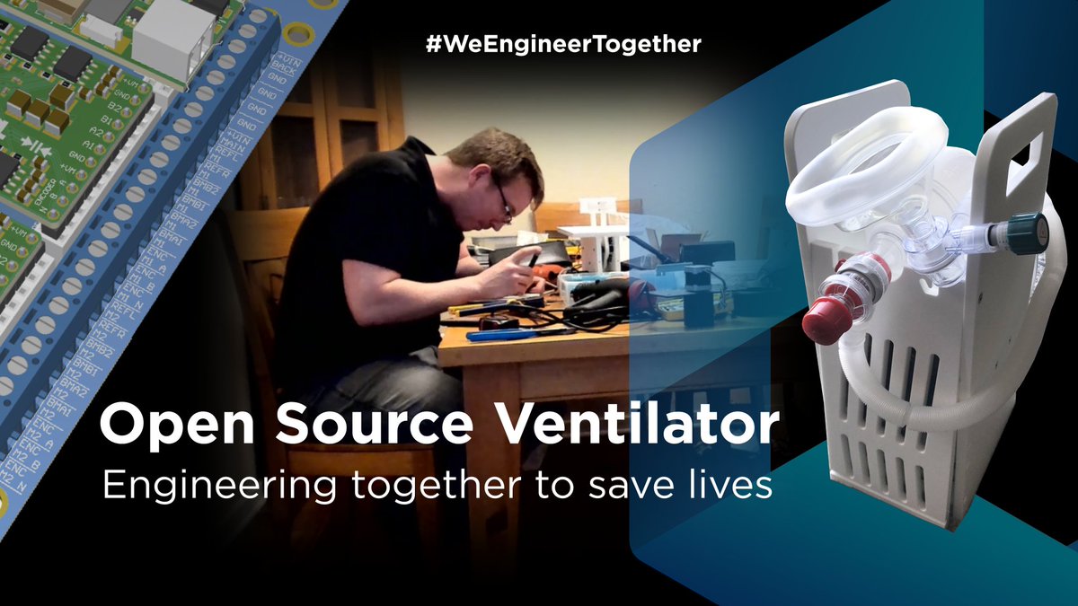 Premiering tomorrow on YouTube. A documentary about engineers collaborating worldwide to save lives. Set a reminder for tomorrow May 12th at 7am PST: bit.ly/3cp9izE

#WeEngineerTogether #OpenSourceVentilator <a href="/OSVentilator/">#TeamOSV</a> <a href="/OpenLung/">OpenLung</a> <a href="/AirToAll/">Air to All</a> <a href="/CCRIreland/">Covid Community Response</a> <a href="/DuganKarnazes/">Dugan Karnazes</a>