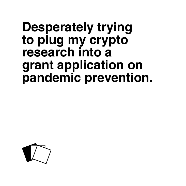 #Eurocrypt 2020 #rumpsession deadline is coming up quick! Just like the NSA, we'll be watching you. Funniest rump session talk gets a limited edition virtual deck of the #CardsAgainstCryptography "work"-from-home expansion pack (i.e., a PDF). eurocrypt.iacr.org/2020/rumpsessi…