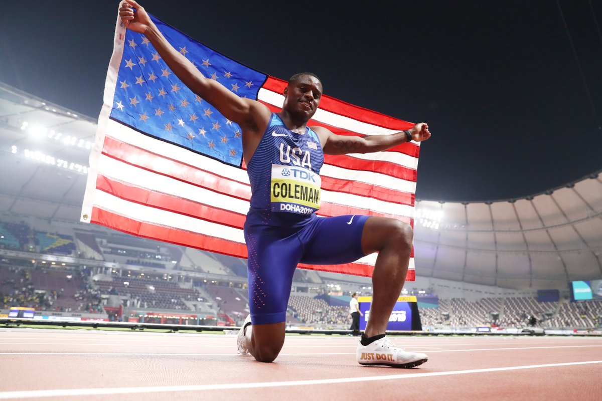 usatf's tweet photo. 𝙏𝙝𝙚 𝙋𝙧𝙞𝙘𝙚 𝙄𝙨 𝙍𝙞𝙜𝙝𝙩

🥇🥇🥈🥈

Tune in to the 2019 World Championships Week on the @olympicchannel as we relive some of the most unforgettable moments from #WorldAthleticsChamps in Doha 🇶🇦!

📸 @gettyimages / @worldathletics https://t.co/UcR6Utungi