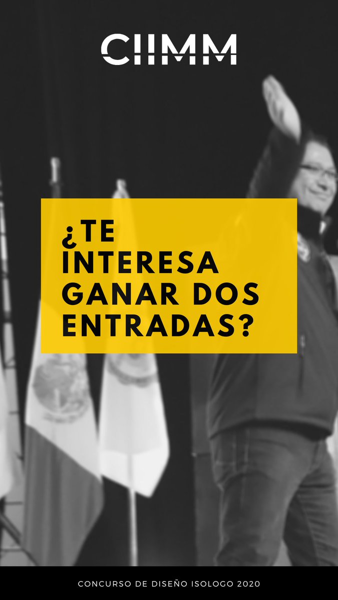 CiimmCongreso's tweet photo. ¿Te interesa #ganar dos entradas totalmente #GRATIS para nuestra próxima edición 2020? 😱🤩

¡Participa en el Concurso de Diseño de Isologo 2020!

Encuentra nuestra convocatoria en el siguiente link:
https://t.co/api3tNoBr9 https://t.co/zs15Cjcbtw