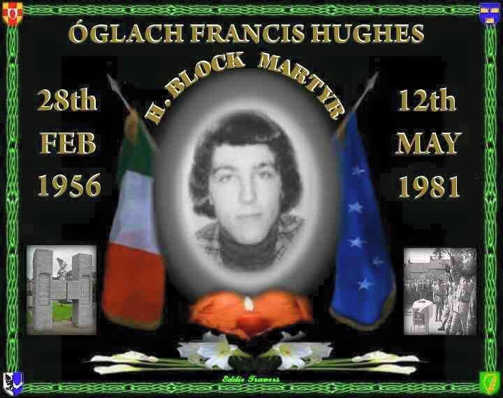 John_Duffy_'s tweet image. Today we remember with pride Óglach Francis Hughes, Óglaigh na hÉireann. Fuair siad bás ar son Saoirse na hÉireann. #HS81