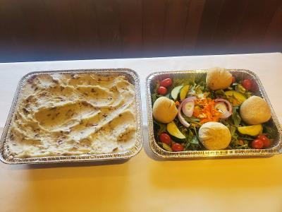 CollegianCourt's tweet photo. Out Tuesday Family Dinner for four with salad and rolls is homemade Shepard's pie, Try it you'll like it!  Call Tuesday  for curbside pickup at (413) 331-4444 https://t.co/MolyqIVyZP