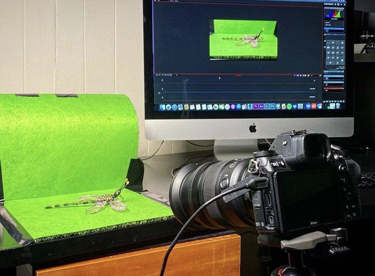 Workshedanimate's tweet photo. Dragonfly test.
.
.
#IronLeech #WorkshedAnimation #stopmotion #animation #horror #horrorfilm #horrormovies #movies #dragonfly #filmmaking #filmmaker #BehindtheScenes #scary #indiefilmhustle #indiefilm #armature #dragonframe #finalcut #production #art #diy #director #producer https://t.co/6e5pZxXXne