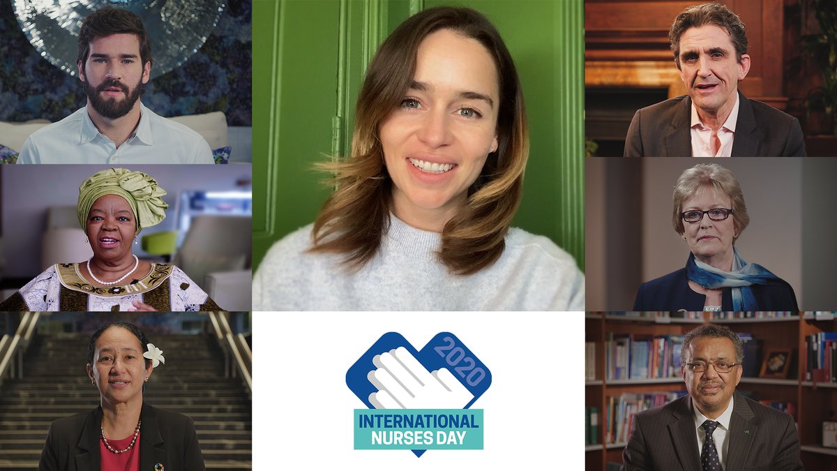NursingNow2020's tweet photo. We are delighted to share with you our film for International Nurses Day. A huge thanks to all contributors &amp; partners for your support, with special thanks to #NursingNow Ambassador @EmiliaClarke &amp; Champion @StephenMcGann
Watch the film here ➡️https://t.co/PPaPJbPo5N https://t.co/LiyZ0jbQOM