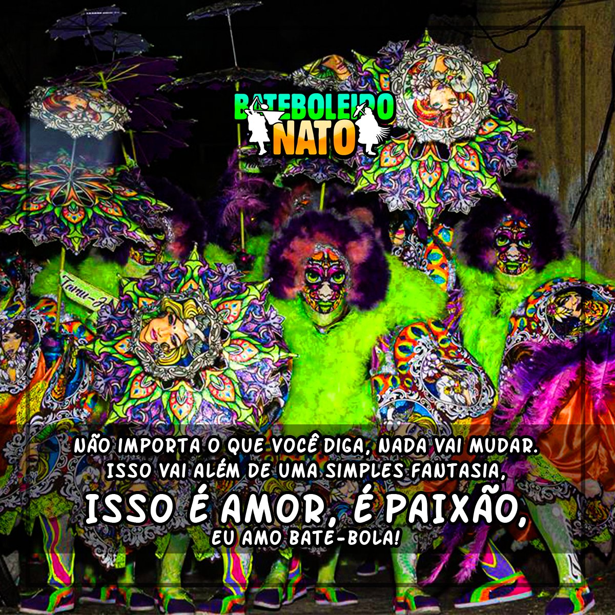 NÃO IMPORTA O QUE VOCÊ DIGA, NADA VAI MUDAR. 🎭