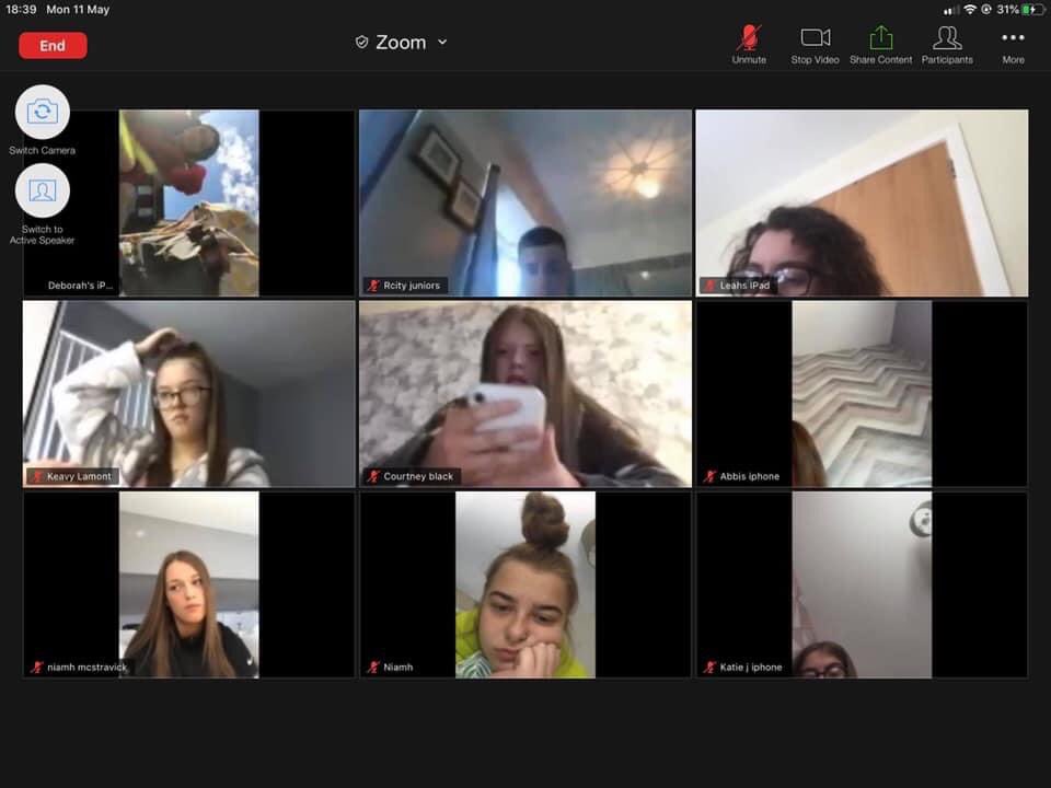 Rcitybelfast's tweet photo. JR SQUAD👣 meeting tonight, began with R weekly check in with the young people then discussed a range of our favourite things from music to quotes &amp; why📝🎼 We then finished the session with an art challenge for our South Korean Partners 🇰🇷@jin4peace @okedongmu https://t.co/9sXhMvz918