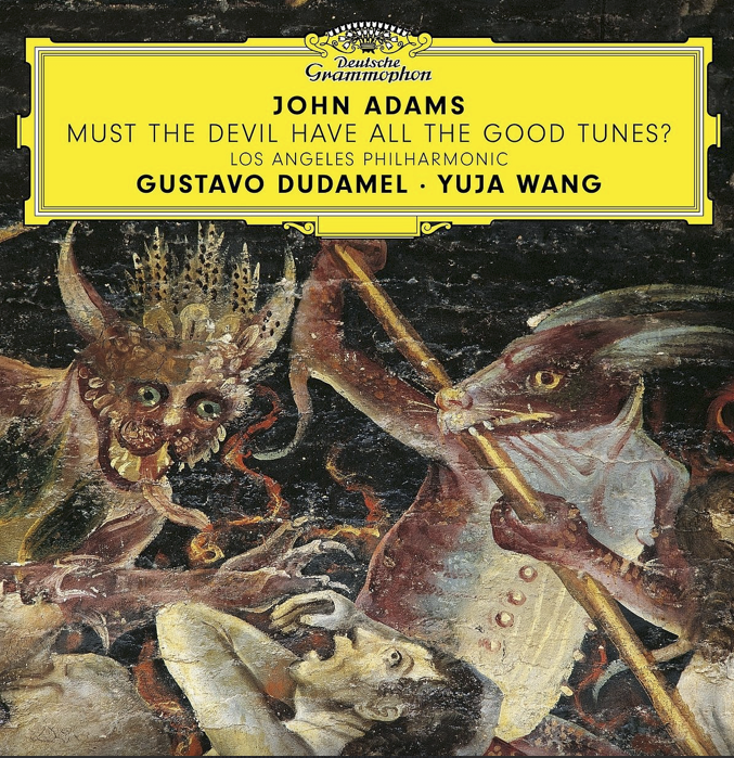 HellTweet's tweet photo. "ADAMS FLAUNTS CHORD MONSTERS... ERECTS THEM OVER A RATTLING CLOCKWORK OF INTERLOCKING MOTORIZED COGS."  (I want all my reviews from now on, including those in English, to be processed by Google Translate, like this one from Wiener Zeitung) https://t.co/7WReyXB19x