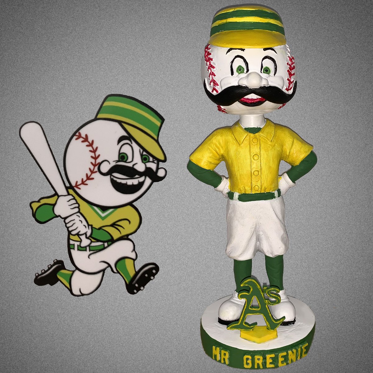 510bobbles's tweet photo. Inspired by @localoak510, Mr. Greenie, a custom bobblehead I've been working on. 
@1234gorecords #ShopLocal #bobbleheadoftheweek https://t.co/VF2J3dlvl1