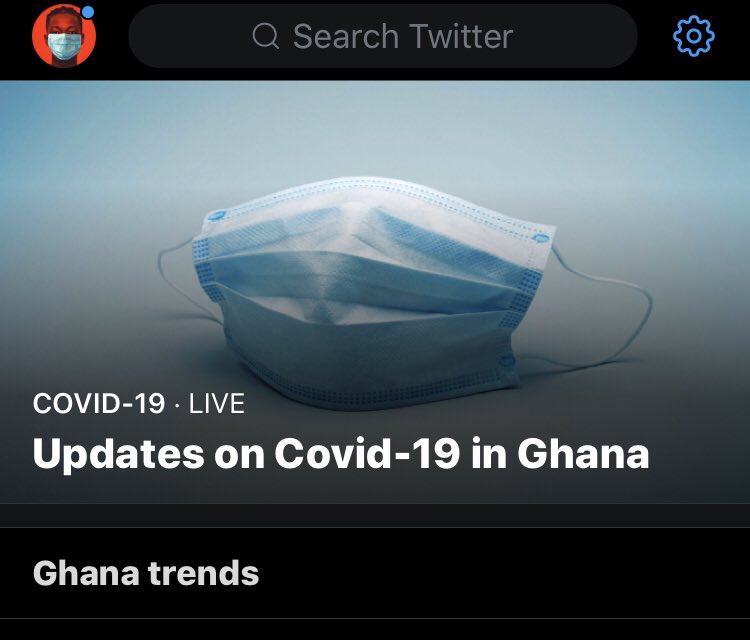 malikofori's tweet image. big ups to Twitter for this Covid 19 tweet updates on the trend list 🔥