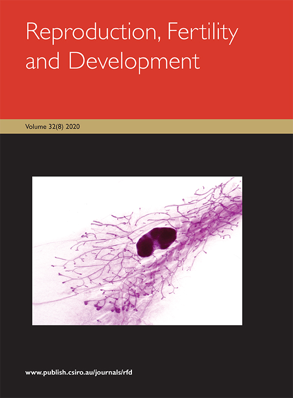 CSIROPublishing's tweet photo. New #RepFertilityDev:
Deletion of dpy-19 like 2 (DPY19L2) gene & globozoospermia;
Adrenocorticotrophic hormone & the expression of matrix metalloproteinases in the bovine ovary;
Foxp3 heterozygosity & the oestrous cycle in mice;
https://t.co/eyFIB0WJAm https://t.co/Cn4lG0rta2