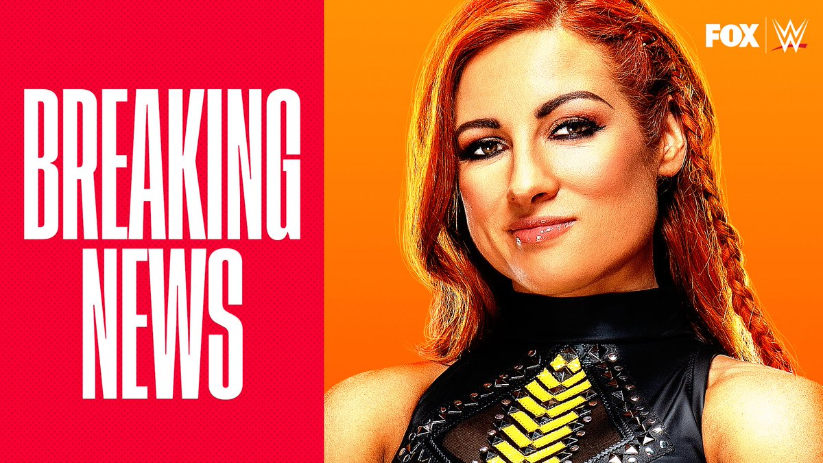 WWEonFOX's tweet photo. BREAKING NEWS: #TheMan @BeckyLynchWWE has relinquished the RAW Women’s Championship to @WWEAsuka due to pregnancy. https://t.co/MiHI5XchDJ