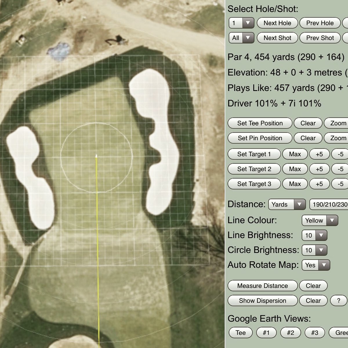 ProVisualizer's tweet image. The unique shaped greens at this year's US Open venue Winged Foot. About 40 yards deep on average, will be a good test of Golf. #coursemapping #provisualizer