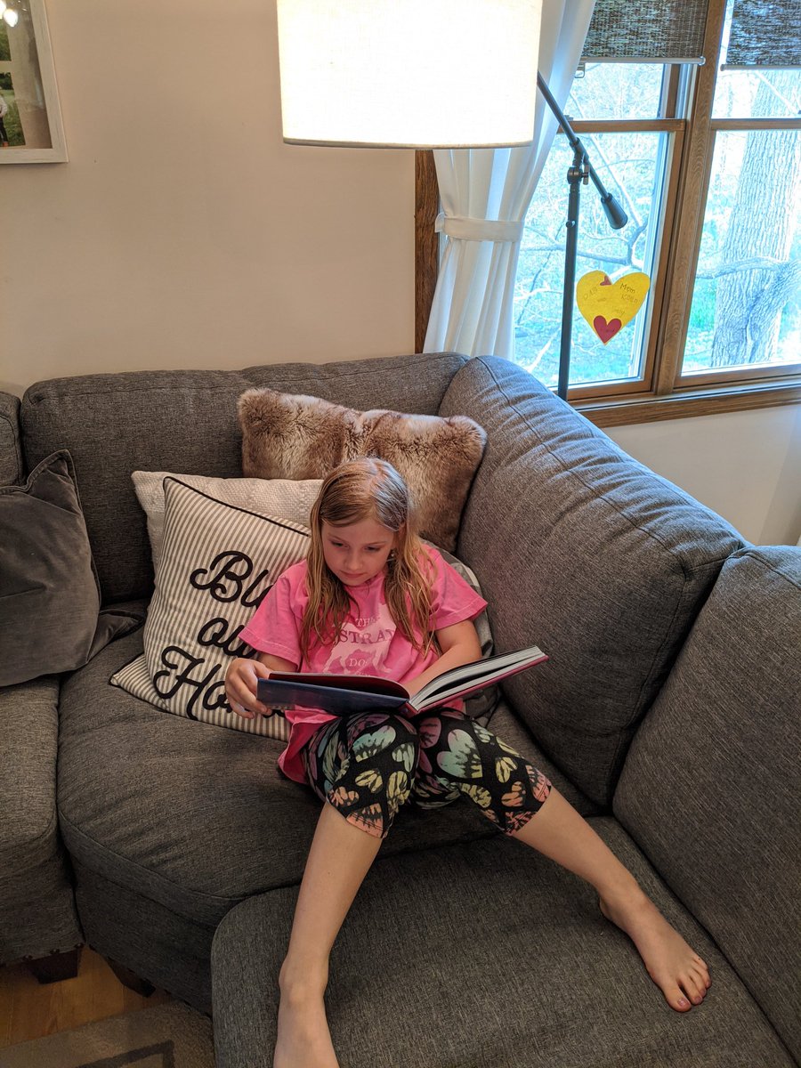 StephHancock8's tweet photo. Somebody's got the reading bug! @MsCteach2nd #wcsflight https://t.co/Laxm2OBf50