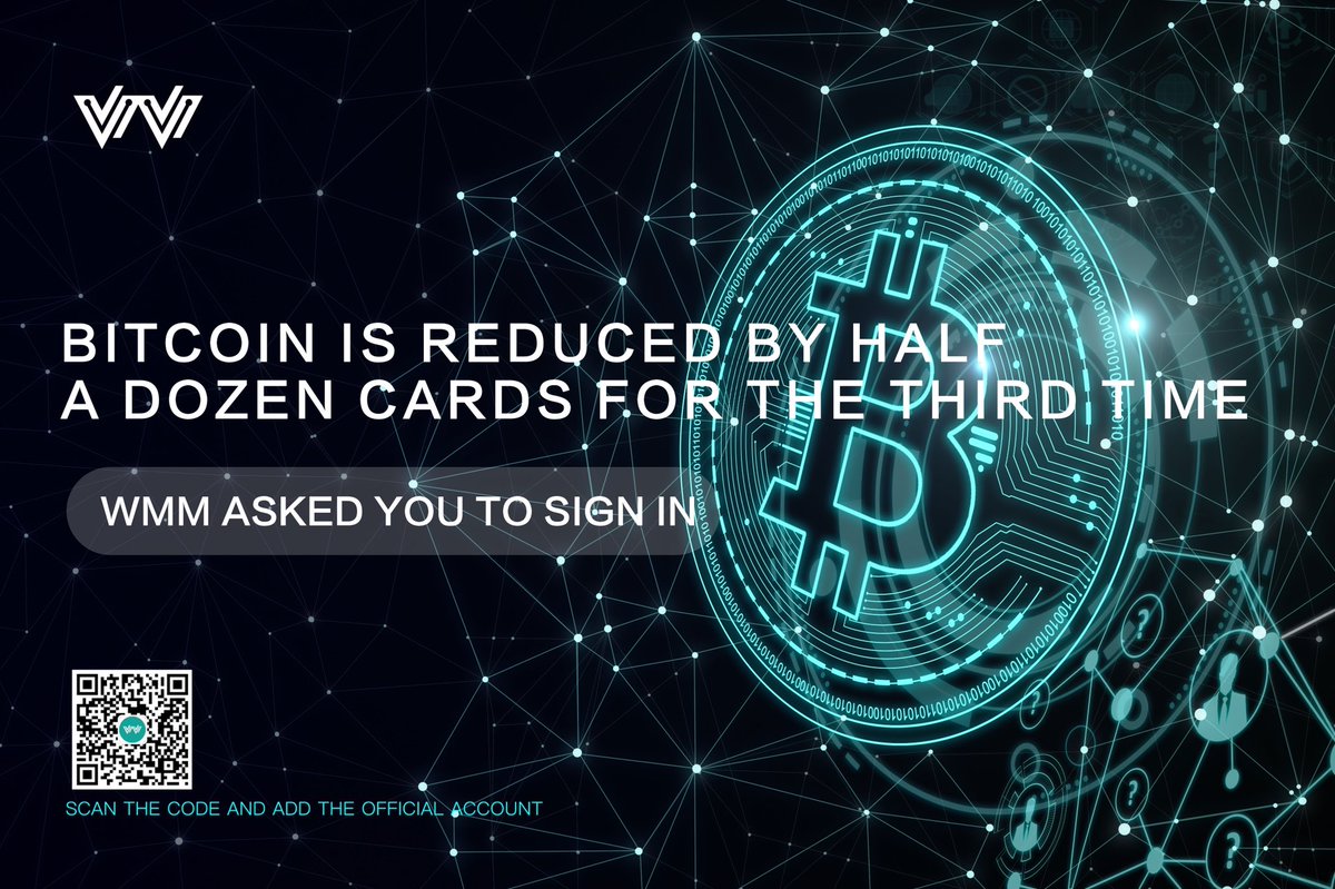 WMM_Foundation's tweet photo. Bitcoin successfully completed halving, congratulations! https://t.co/xE57IfYP8W