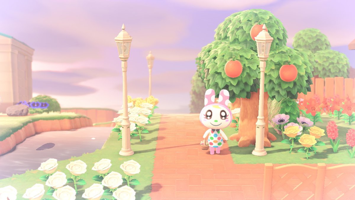 crossingdewdrop's tweet photo. ignore zuckers messy yard! look how cute chrissy is omg #AnimalCrossing #ACNH #NintendoSwitch https://t.co/SYC2tINhsF