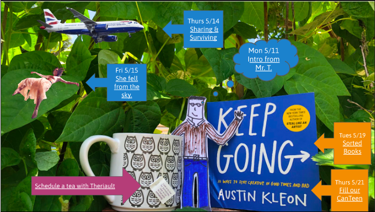 davidtedu's tweet photo. Thank you @austinkleon @POETSorg @_FutilityCloset @Delistraty @LYLee @YPPLaureate @artassignment  for your inspiration &amp; art that created my current distance learning module for my high school students. Your art &amp; shares sustain me. We need your work.  #ideaFM https://t.co/dOl6lxCzxH