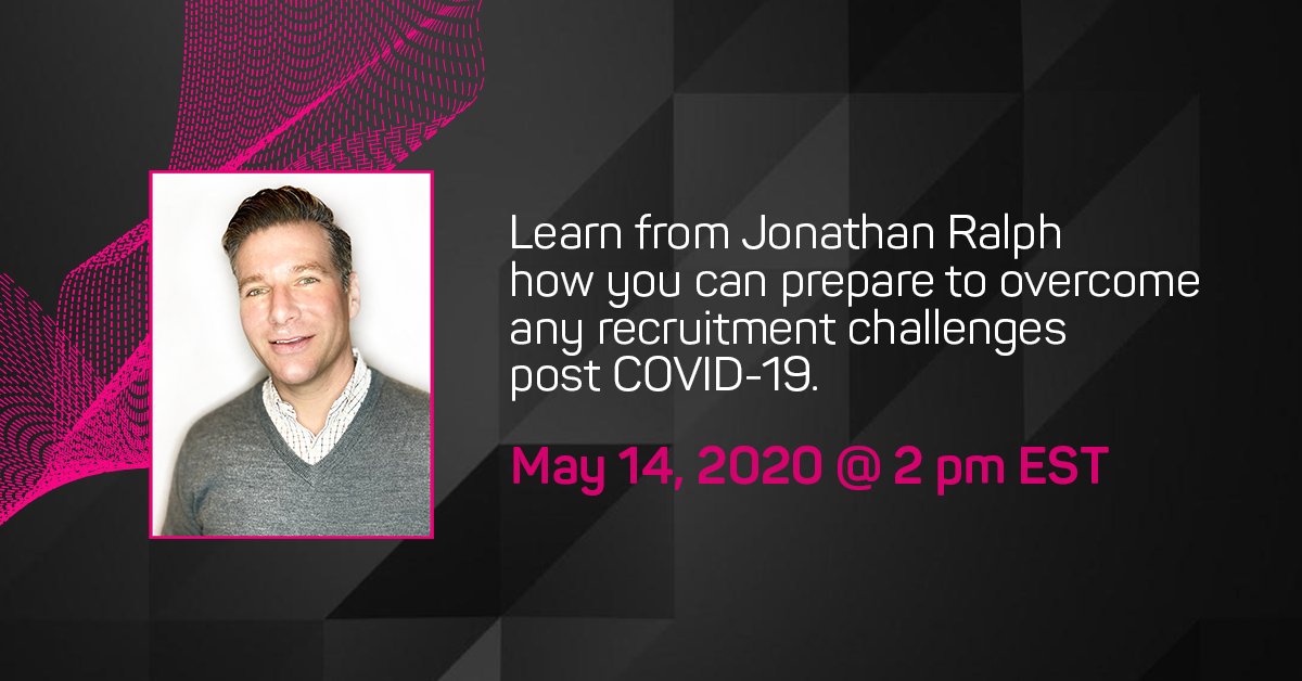 JobtipInc's tweet image. Join Jobtip on May 14, 2020 @ 2 pm EST &amp;amp; learn how to stay proactive and prepared to overcome any recruitment challenges post COVID-19.

Save your spot to learn more from Jobtip’s Managing Director Jonathan Ralph! 

🔗zoom.us/webinar/regist…

#HR #HRTech #warfortalent #recruiting