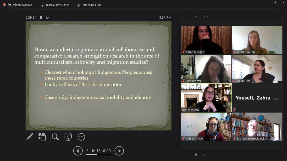 charlieyoung_88's tweet photo. Assistant Professor Rochelle Côté "Global comparisons allow us to look at what's working for integration, it helps us by strengthening our ability to advocate for social change" #NextGenMEM #ConversationsAbout 
@TASA_MEM @Austsoc @ptitroch @HeidiHetz @JoraBroerse https://t.co/eM0YjY3CP2