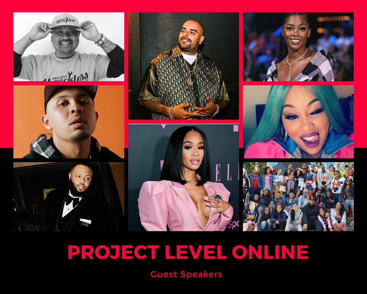 FillmoreRich3's tweet image. Our @projectlevel online classes have been 🔥🔥🔥 we have had platinum recording artists, models, choreographers, music execs, fashion moguls, &amp;amp; brand curators stop by &amp;amp; share their insight with the crew. Who will be our next guest? #ProjectLevel