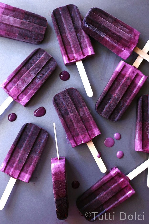  @Kate4Queen’s Mark of the Rose as blackberry popsicles