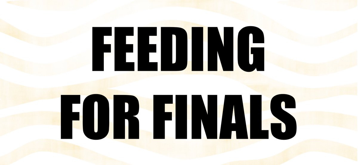 GOBCC's tweet photo. #FeedingForFinals

We’re away from campus, but we’re still making sure you eat! Join us for spring 2020’s Feeding For Finals! Visit this page to sign up for meals from Tuesday through Thursday, and get details on what you’ll need: https://t.co/CkqdvWDdN1 https://t.co/WrRCuzWKeR