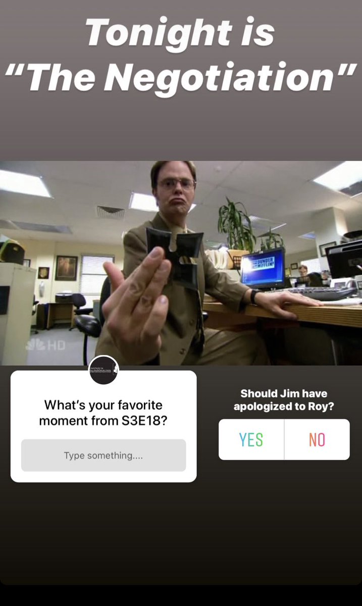 Recording in about 2 hours! Head over to Instagram <a href="/AnOfficePod/">Everybody In The Conference Room!</a> to comment and vote or drop you favorite moment below!
#theoffice #applepodcast <a href="/NBCTheOffice/">The Office</a>