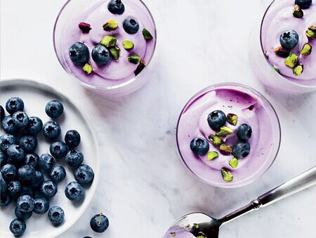  @shanagalen’s Third Son’s a Charm as blueberry mousse