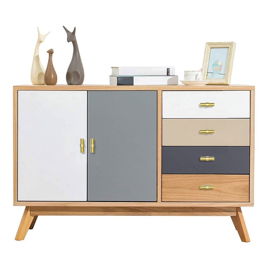 Simple but classic design, Used to replace your old or broken pull handle, suited for most furniture, such as cabinet, closet, dresser and drawer and so on. 🔥LST16GD Brushed Brass Cabinet Pulls
🔥10Pack Only $45
🔥Free Shipping