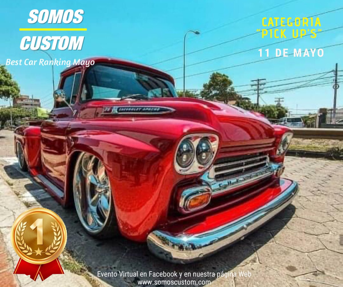 Somos_Custom's tweet photo. Felicidades a los ganadores de la categoría de hoy! 🥇🥈”Pick Up’s”    #BestCarRanking #SomosCustom #RevistaSomosCustom #QuédateEnCasa https://t.co/onUHgmkvSv