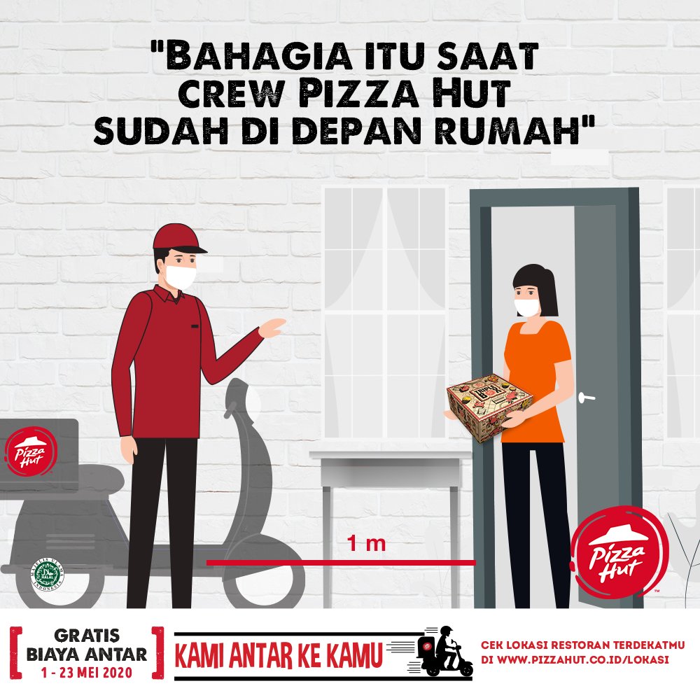 Pizza_HutID's tweet photo. Kalau kamu bahagia karena apa hari ini? Share yuk!
Nah, biar bahagia kamu makin lengkap, pesan Pizza favoritmu di Pizza Hut Restoran. Cek thread ini untuk melihat nomor telepon Pizza Hut Restoran terdekat.
#PizzaHutIndonesia #PHRKamiAntar #HutEasy https://t.co/MJEamLo2v0