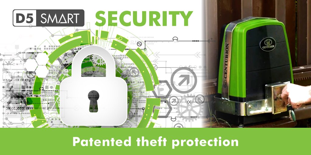 askCenturion's tweet photo. We designed a patented theft-deterrent cage for the D5 SMART that threads THROUGH the gearbox, ensuring the best theft protection for your gate motor. Read more: https://t.co/HUte6K3jog #CenturionSystems #D5Smart #TheIntelligentChoice #Security https://t.co/X8d95TmTj0