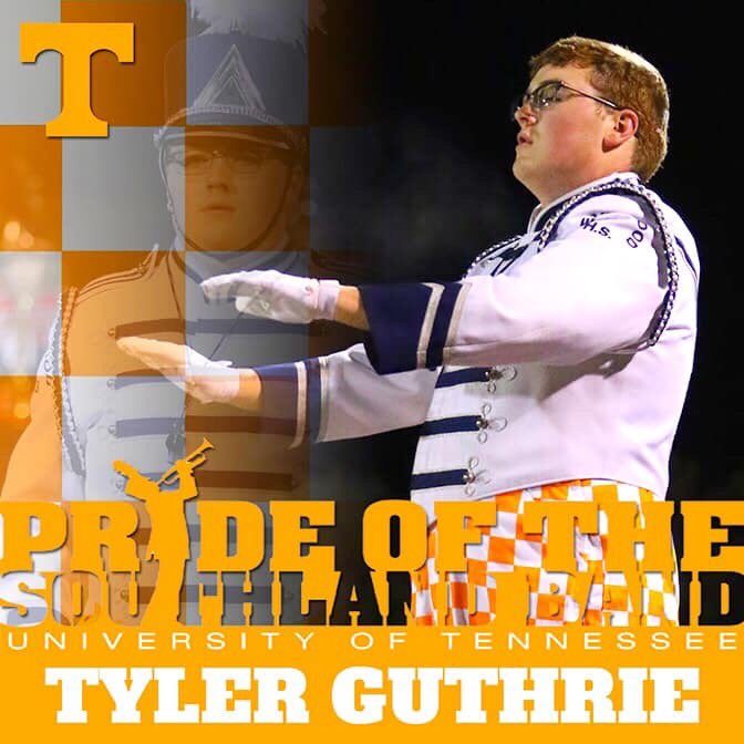 Congrats Tyler Guthrie on being the recipient of the Band Departmental Award! #SOCWHSMB @tyler_guthrie_2 <a href="/creekwoodhs/">Creek Wood HS</a> <a href="/cwhsco2020/">Creek Wood CO'20</a> #band #award