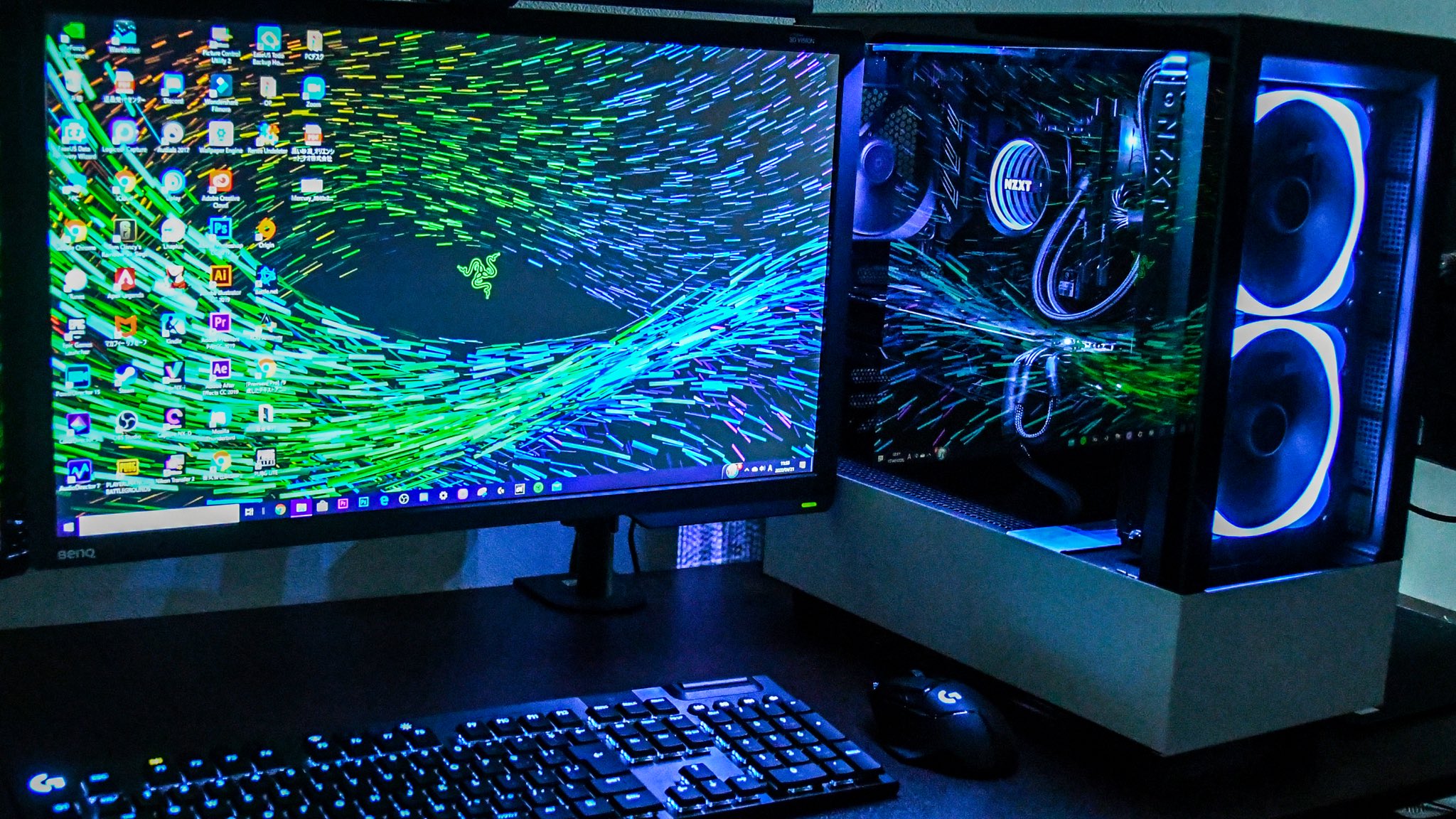 ブラック系買い誠実 新品ケース ゲーミングpc キーボード ディスプレイ デスクトップ型pc 家電 スマホ カメラブラック系 38 948 Hafryat Com