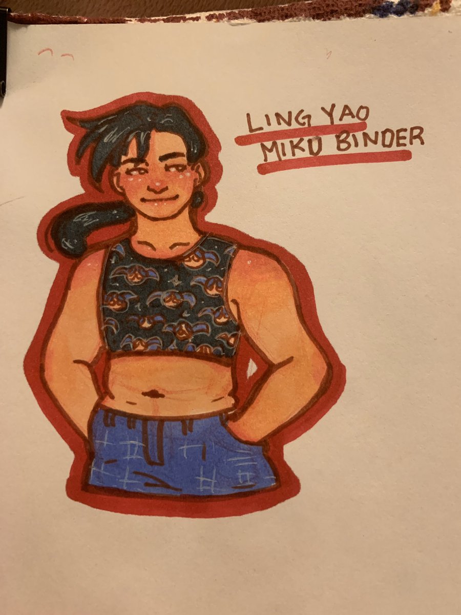 ling yao miku binder 🥰