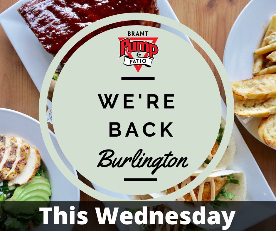 Share the word Burlington...we're back, and we've really, really missed you.  Looking for your Pump Faves? Check on in with us Wednesday as we open our doors for takeout and delivery.  Stay tuned for more news and our menu. We can't wait to starting serving it up again.